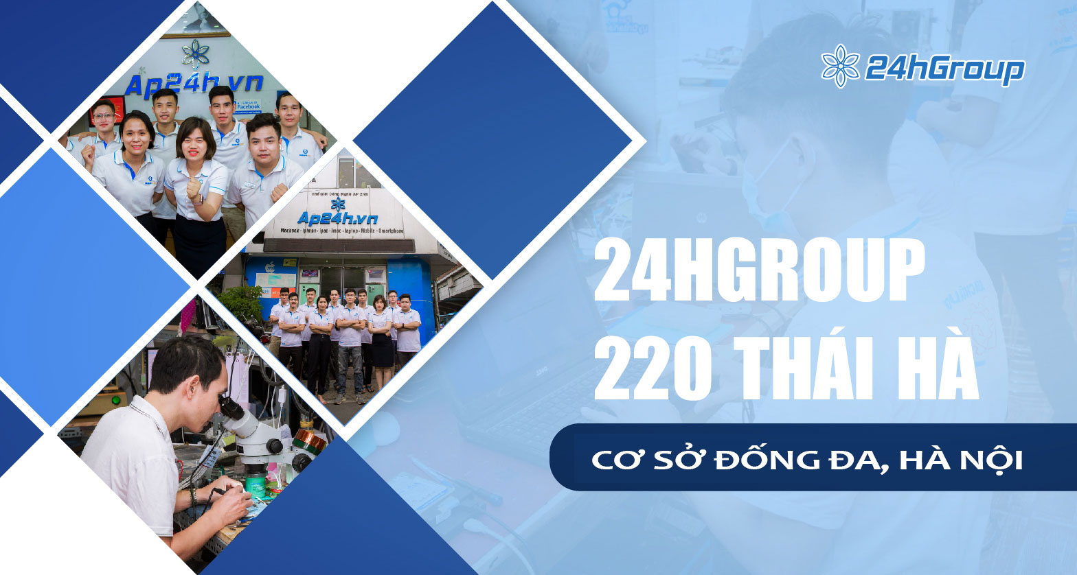 Giới thiệu cơ sở 24hGroup số 220 Thái Hà, Đống Đa, Hà Nội