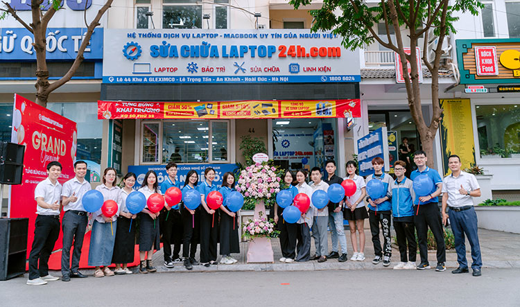 Hình ảnh khai trương tưng bừng của 24hGroup An Khánh tại Hoài Đức, Hà Nội